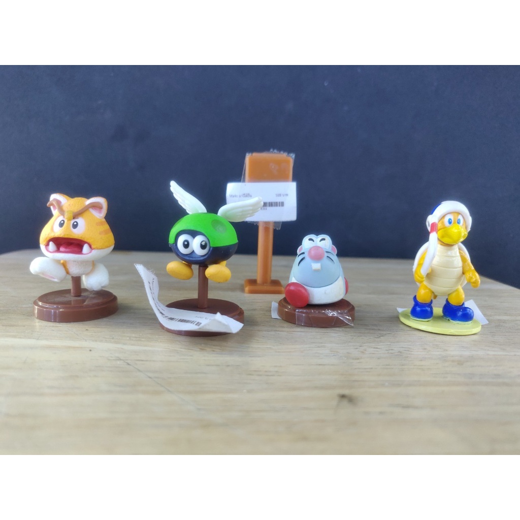 โมเดลฟิกเกอร์ มาริโอ้ ของเเท้จากญี่ปุ่น Mario Figure โมเดลของเเท้ หายาก มีฐานเทา