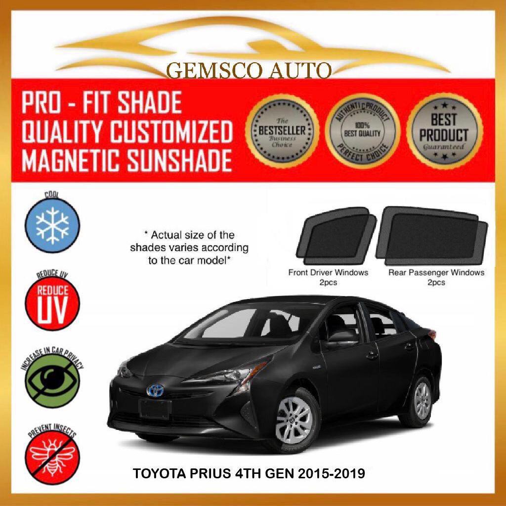 Toyota Prius XW50 2015 - 2021 ( 4 / 5 ชิ้น ) ม่านบังแดดแม่เหล็กในรถยนต์ / ถาดบูต