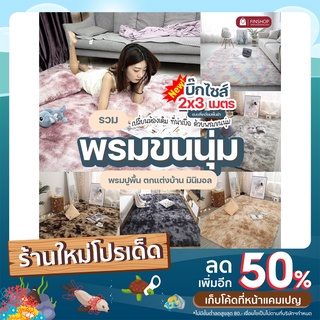 พรมปูพื้น 🔥BIG SIZE 200x300 cm ผืนใหญ่ พรมแต่งบ้าน พรมนุ่มลื่น ขนนิ่มพิเศษ พร็อพตกแต่งถ่ายรูป สไตล์นอดิก มินิมอล