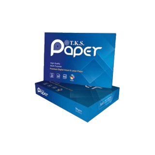 T.K.S. Paper - ทีเคเอส กระดาษถ่ายเอกสาร ขนาด A4 ความหนา 70 g. จำนวน 500 แผ่น