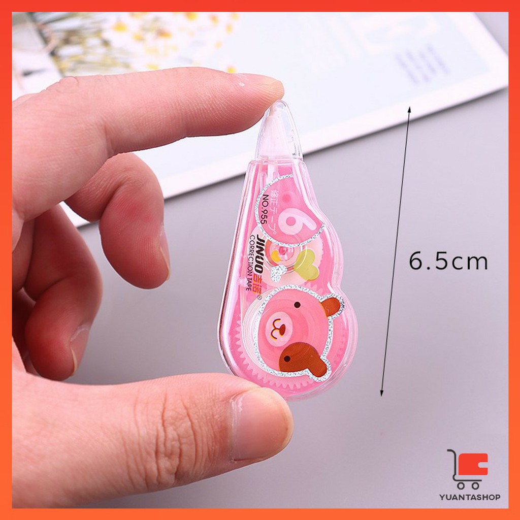 เทปลบคำผิด การ์ตูน อย่างดี 5 มม. ยาว8,16เมตร ลบปากกา ขนาดเล็ก  correction tape ราคา ถูกที่สุด ดีลบีเคเค แกลเลอรีภาพที่ 2