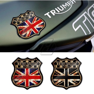 motorcycle/car sticker triumph bobber t100/t120 scrambler rust sticker number 66 highway scratch sticker 3d soft rubber reflective applique