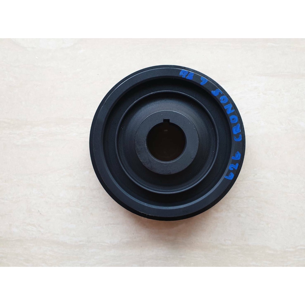 มู่เลย์หน้าเครื่อง (มู่เลย์ข้อเหวี่ยง) MAZDA 626,โครโน็ต เครื่อง6สูบ,KF-ZE ราคาตัวละ 850บาท