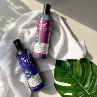 โปร🔥ซื้อ​ 1 แถม 1🔥 แชมพูสมุนไพรChaya herb สกัดจากอัญชันช่วยลดผมร่วง เร่งผมยาว ผมดกดำ เงางาม​ ขวดละ360ml