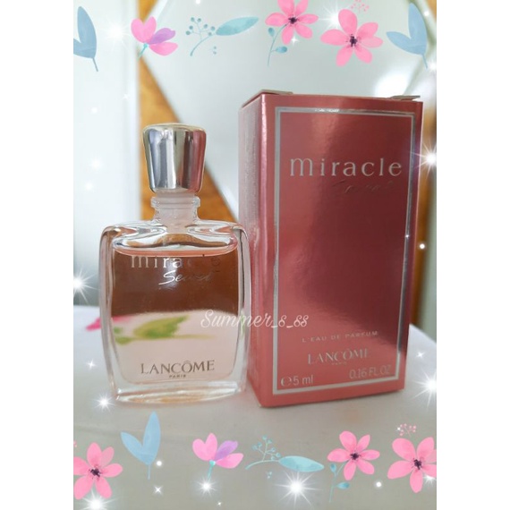 (ของแท้พร้อมส่ง) Lancome Miracle Secret EDP 5 ml