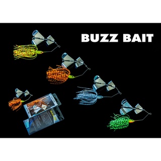 เหยื่อปลอม Buzz bait B-Fox (บัสเบท บี-ฟ็อก)ใบพัดสีเงิน น้ำหนัก 12.5 กรัม