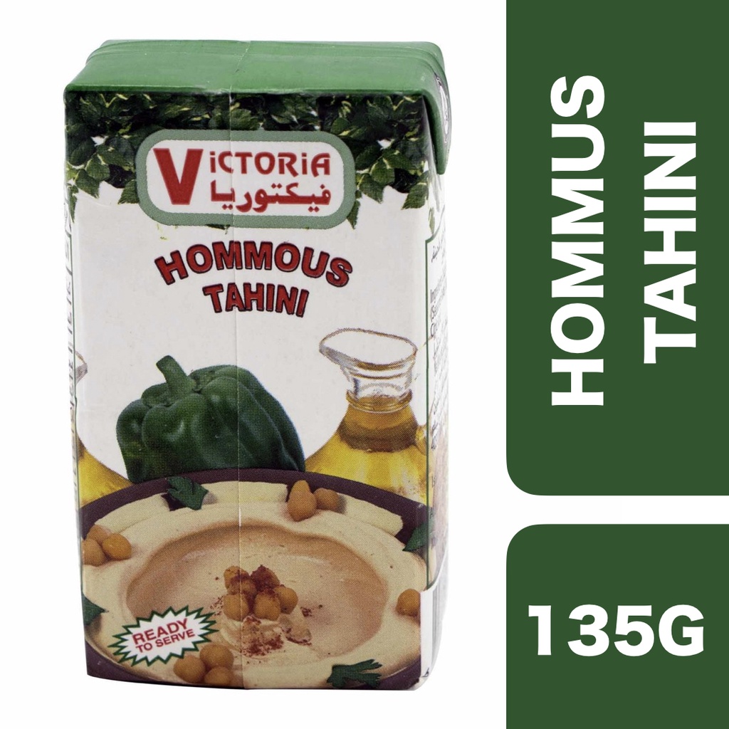 Victoria Hummus Tahini 135g ++ วิคตอเรีย ฮัมมุสทาฮินีพร้อมทาน 135 กรัม