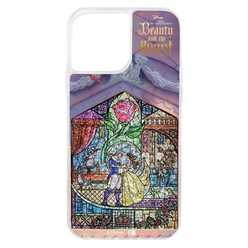 🌈 พร้อมส่ง 🌹 Disney Princess Beauty and the Beast Belle Quicksand Phone Case (13 Pro)