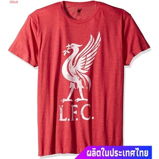 เสื้อยืดยอดนิยม Fifth Sun Official Liverpool Fc Bird Logo Mens Tee Sports T-shirt