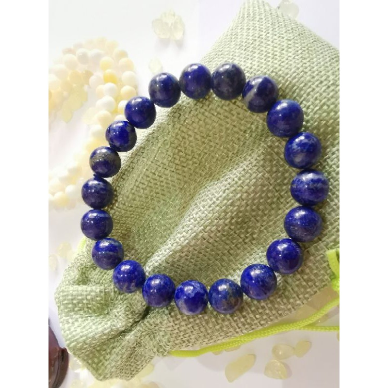Lapis Lazuli สร้อยข้อมือคริสตัลคริสตัล Lazuli