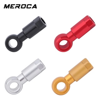 MEROCA ข้อต่อสายเบรคน้ำมัน BH90 Olive Connector อลูมิเนียมอัลลอยด์ สำหรับ Shimano ไฮดรอลิกเบรคท่อ SLX/XT/XTR อะไหล่จักรย