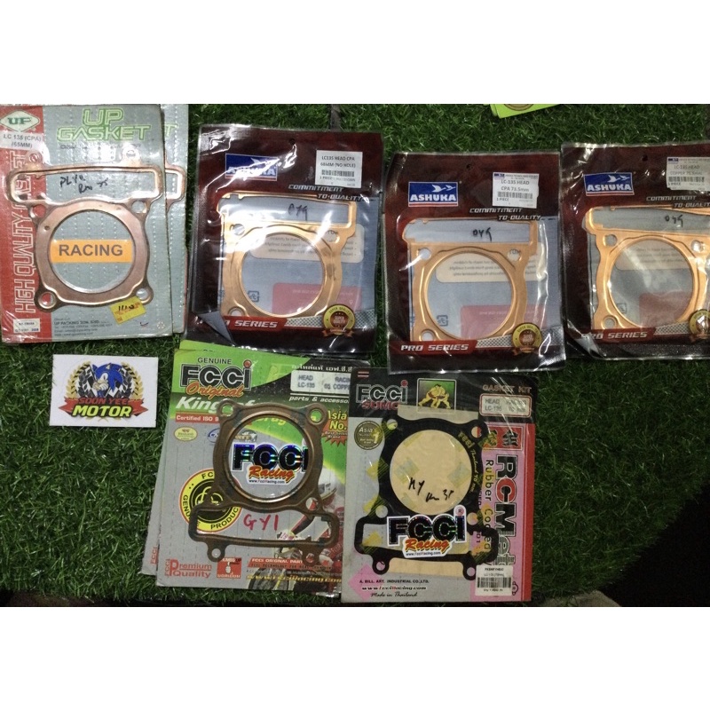 หัวปะเก็นทองแดง LC/Y15(NO HOLE) BYPASS 65/68/70/73.5/75.5