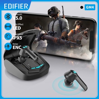 Edifier GM4 หูฟังเล่นเกมไร้สาย บลูทูธ 5.0 PixArt ควบคุมแบบสัมผัส ความล่าช้าต่ํา พร้อมตัวช่วยตัดเสียงรบกวน