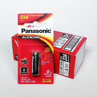 Panasonic ถ่านรีโมทรถยนต์ 23A 12V จำนวน 5 ก้อน (Pack 5 ก้อน)