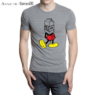 เสื้อยืด i am famous สกรีนลาย MilkyMouse