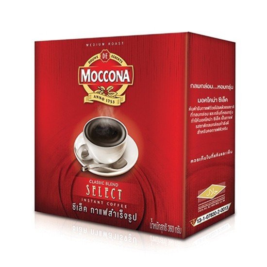 MOCCONA Select Instant Coffee มอคโคน่า ซีเล็ค กาแฟสำเร็จรูป ขนาด 360