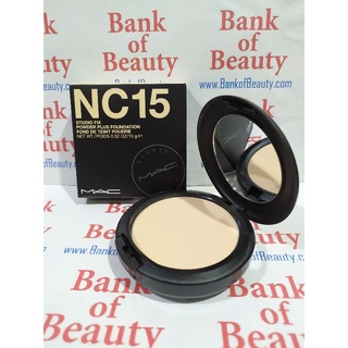 ปี22 แท้ ป้ายไทย MAC Studio Fix Powder Plus Foundation เบอร์ NC15 ขนาด 15 g