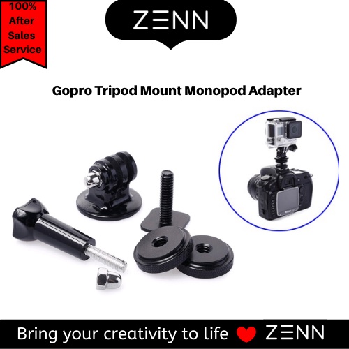 อะแดปเตอร์โมโนพอดติดรถยนต์ขาตั้งกล้อง ZENN Gopro