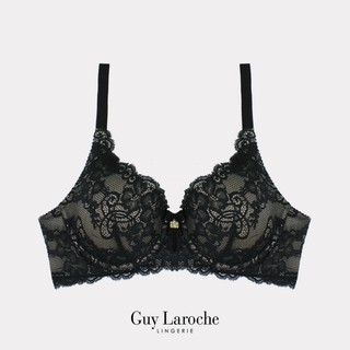 Guy Laroche Lingerie เสือชั้นใน กีลาโรช Bra Push-Up บราลูกไม้ มีโครง เสริมฟองน้ำ รุ่น GB7T77