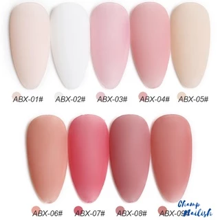 สีเจล สีทาเล็บ โทนสีนู้ด สีสุขภาพดี ABX Set แบรนด์ AS ขวดสีแดง 15 ml. สีทาเล็บเจล ราคาถูก