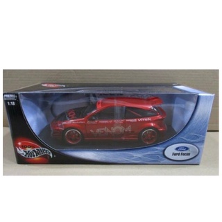 โมเดลรถเหล็ก 1:18 Ford Focus Wing West Venom Red (Hot Wheels)
