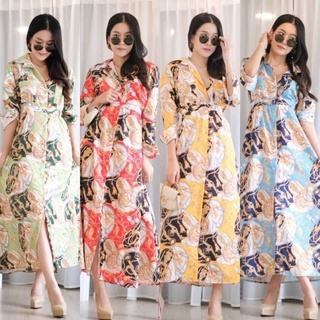 design shirt dress วางกับผ้าลายดอก สวยมากมาย สาวๆ ทีชอบลุกส์