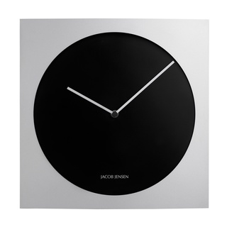 [ของแท้] JACOB JENSEN นาฬิกาแขวน JACOB J. 318 WALL CLOCK CLASSIC BLACK&amp;SIVER paurasia ปอเรเซีย