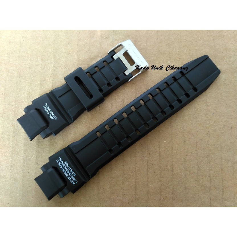 สายยางสําหรับ Casio G-Shock GA-1000 GA1000 Black Toothed Striping