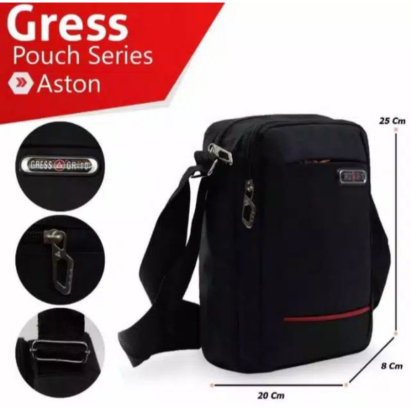 กระเป๋าสะพายไหล่ GRESS10 สําหรับผู้ชาย