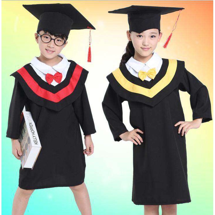 MAMA ชุดรับปริญญาเด็ก พร้อมหมวก มี 2 สี รุ่น 312