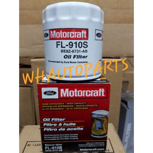 FORD FIESTA KUGA กรองน้ํามันเครื่อง MOTORCRAFT FL-910S BE8Z-6731-AB