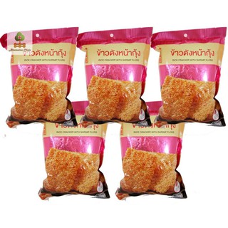 เจ้าสัว ข้าวตังหน้ากุ้ง 80 กรัม 5 ถุง Rice Cracker with Shrimp Floss 80 กรัม 5 sachets