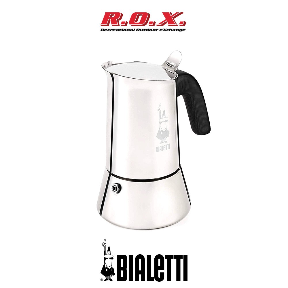 BIALETTI NEW VENUS 4 CUPS เครื่องชงกาแฟ BIALETT หม้อต้มกาแฟ MOKA POT INDUCTION รุ่นวีนัส ขนาด 4 ถ้วย