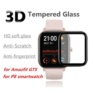 Tempered glass for Huami Amazfit GTS Watch Soft Round full cover Screen Protector Accessories For Amazfit GTS Film