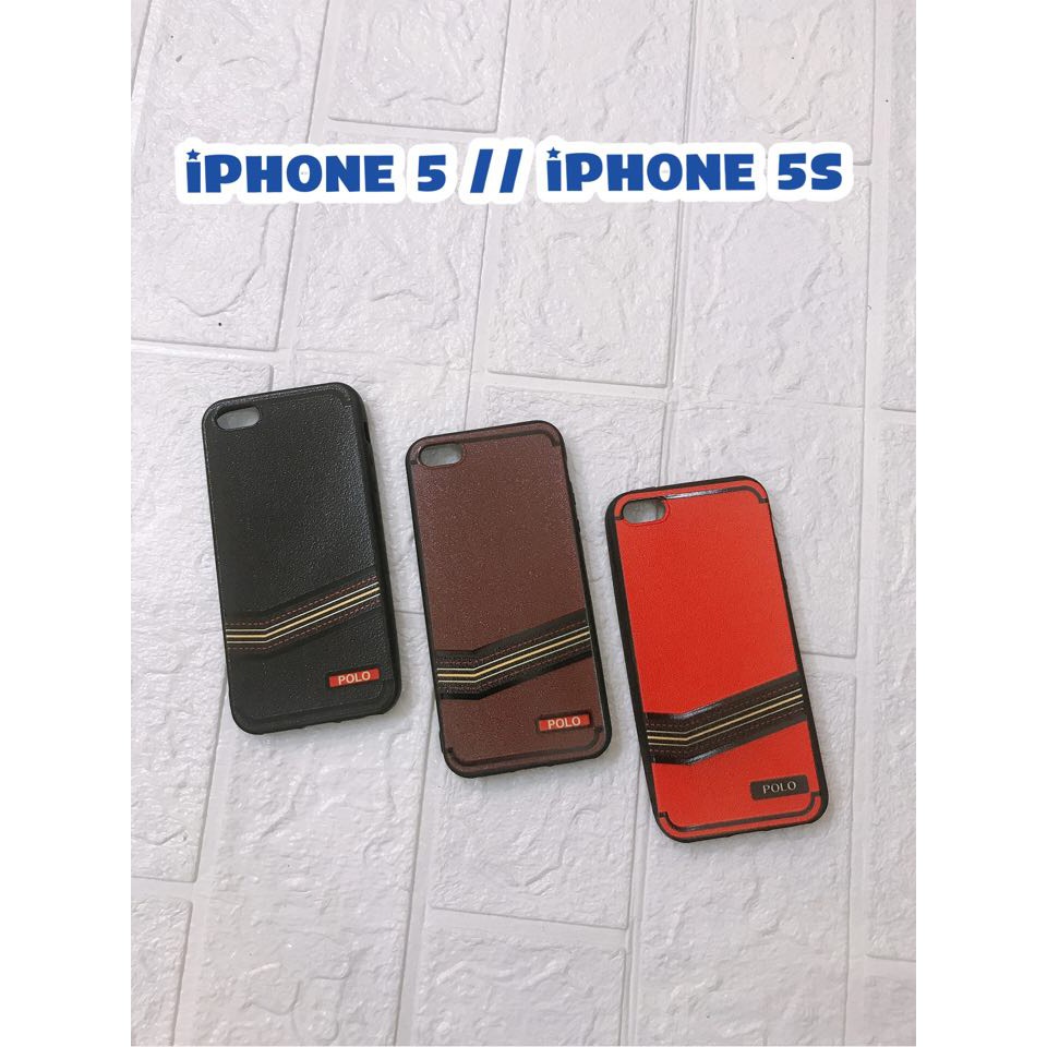 POLO LEATHER CASE สําหรับ IPHONE 5/5S