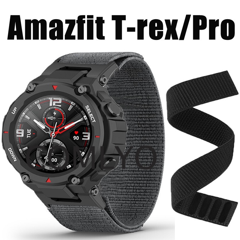สายนาฬิกาข้อมือไนล่อน แบบนิ่ม ระบายอากาศได้ดี สําหรับ Amazfit T-Rex Pro