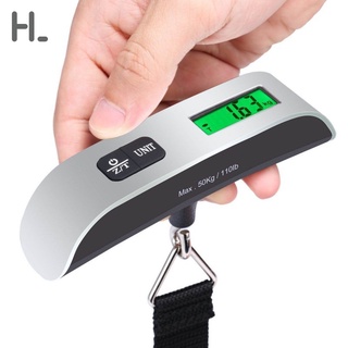 happylife ที่ชั่งน้ำหนักกระเป๋าเดินทาง ไฟ Backlight ชั่งน้ำหนักกระเป๋า Digital Luggage Scale 110lb/50kg