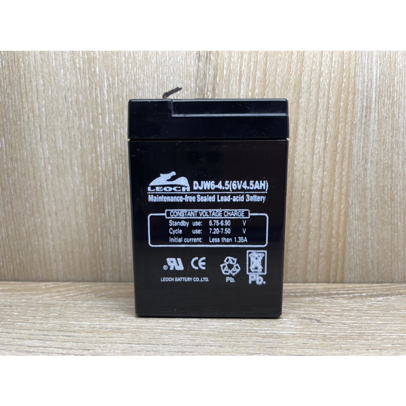 แบตเตอรี่เครื่องสำรองไฟ UPS ไฟฉุกเฉิน 6V 4.5Ah