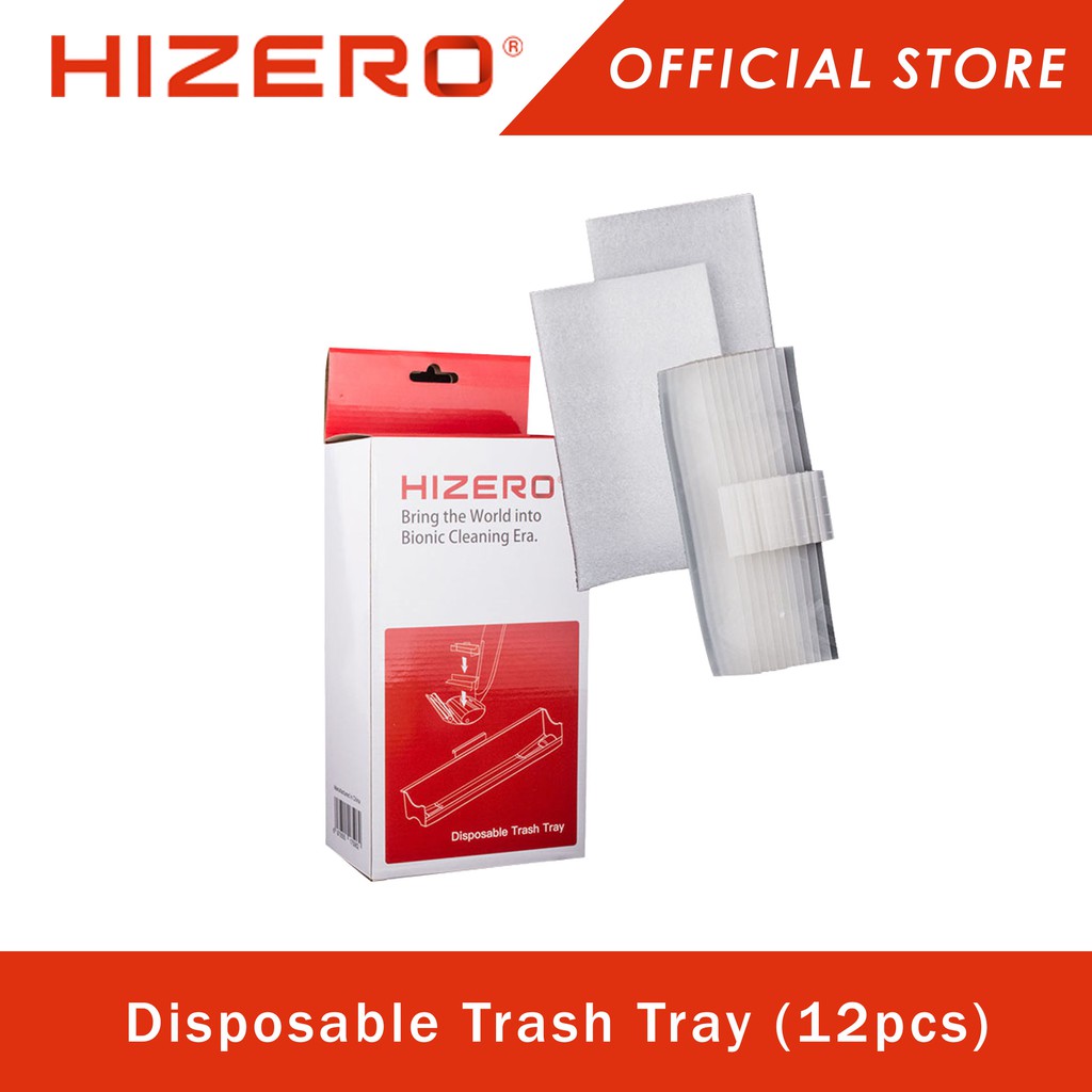 Hizero ถาดถังขยะแบบใช้แล้วทิ้ง (12 ชิ้น)