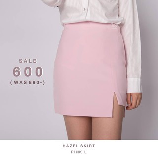 Hazel skirt (All Color) กระโปรงผ่าข้าง กระโปรงทำงาน