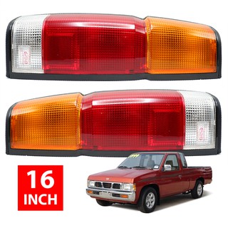 ไฟท้าย + ปล๊ก สูง 16 นิ้ว ข้างซ้าย+ขวา Lh+Rh 2ชิ้น สำหรับ นิสสัน Nissan Big-M D21 Hard Body ปี 1986 1990 1992 1995 1997