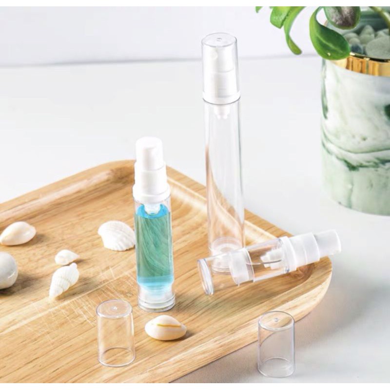 ขวดปั๊มสูญญากาศ หัวปั๊มครีม/ปั๊มสเปรย์5/10/15ml ขั้นต่ำ4ชิ้นคละได้ #พร้อมส่ง