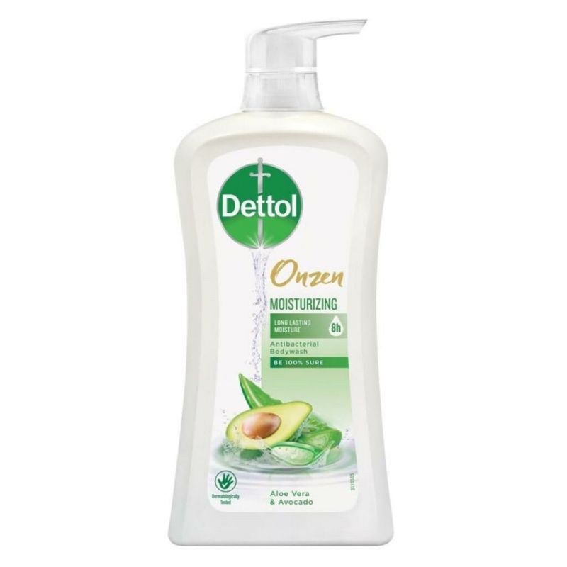 Dettol Onzen ครีมอาบน้ํา เพิ่มความชุ่มชื้น Aleo Vera &amp; Avocado 950 กรัม