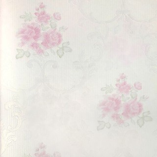 KASSA HOME วอลล์เปเปอร์ติดผนัง Luxury รุ่น 63091 ขนาด 53 x 1000 ซม. สีขาว Wallpaper