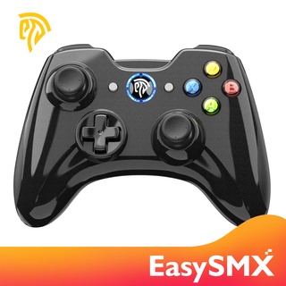 EasySMX KC-8236 2.4G Wireless Controller with receiver, Dual Vibration, 8 Hours of Playing for PS3 / PC / Android Phones, Tablets, TV Box（BLACK）