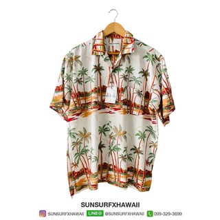 RODEO CROWNS WIDE BOWL HAWAIIAN SHIRT  " PALM TREE"