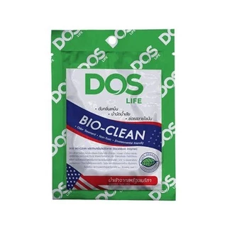 (แพคเกจใหม่!)หัวเชื้อแบคทีเรียเกรดA DOS รุ่น BIOCLEAN ขนาด30กรัม(เชื้อจุลินทรีย์ใส่ถังบำบัด ถังส้วม)