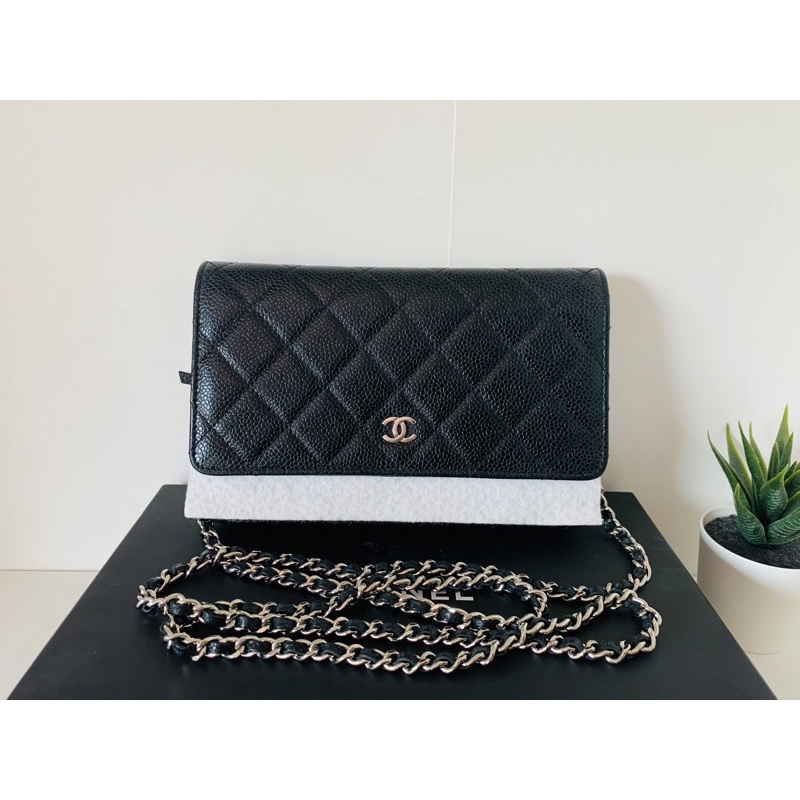 Chanel woc black caviar holo23