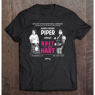 เสื้อยืด พิมพ์ลาย Wwe Piper Vs Hart