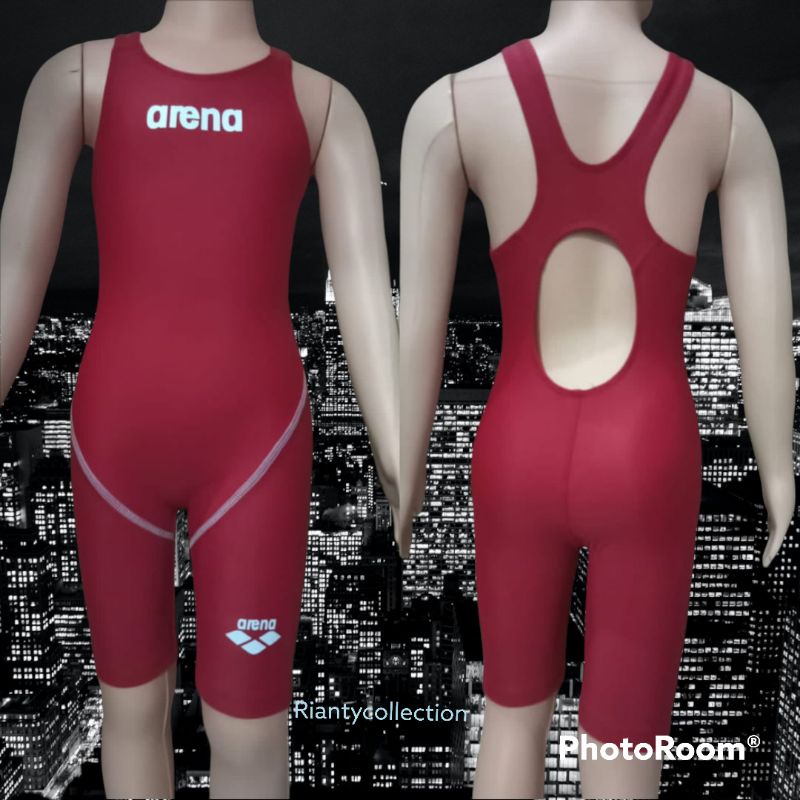 Merah PUTIH Athletes ชุดว่ายน้ํา/ชุดว่ายน้ําเทียบได้กับ arena ชุดว่ายน้ําการแข่งขันรายการสีแดงและสีขาว